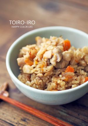 炊飯器で簡単！かしわごはん-レシピのメイン写真