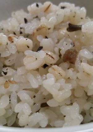 梅じそソフトふりかけde炊き込みご飯-レシピのメイン写真