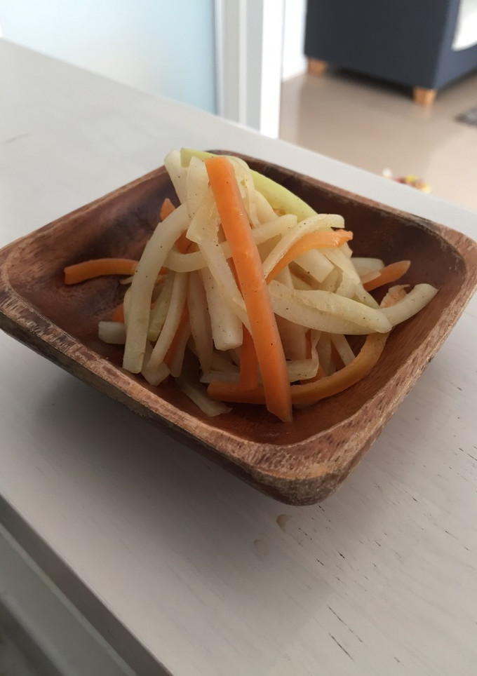 大根の皮と人参の塩きんぴら-レシピのメイン写真