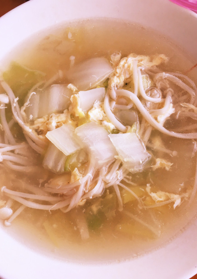 白菜とえのきの中華スープ-レシピのメイン写真