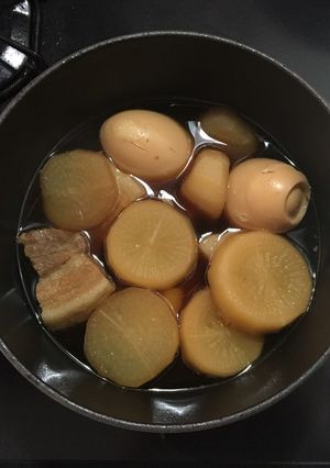 ストウブ(ワナベM)で豚角煮♡-レシピのメイン写真