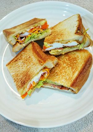 フライパンで簡単！うちのホットサンド☆-レシピのメイン写真