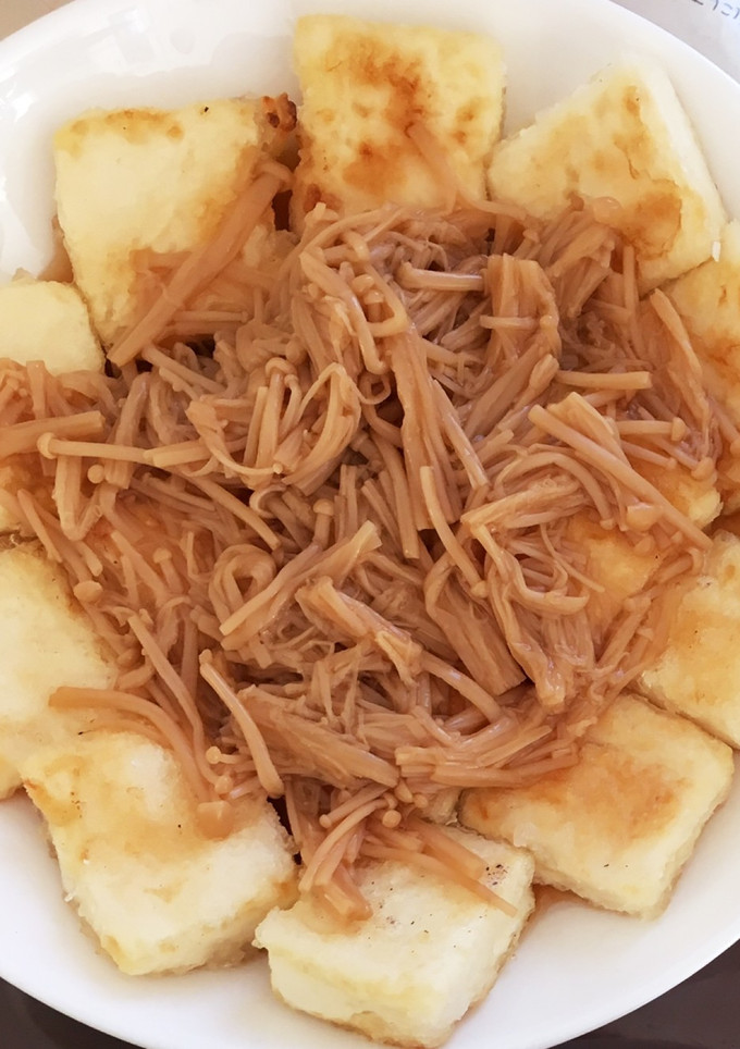 超簡単！揚げ出し豆腐風のなめたけ掛け☆-レシピのメイン写真
