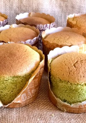 グルテンフリー米粉de抹茶カップケーキ-レシピのメイン写真