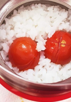 スープジャーで作るトマトリゾット粥-レシピのメイン写真
