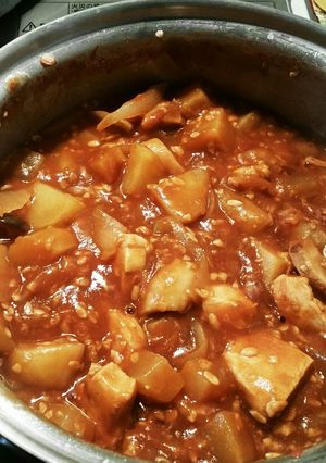 残り野菜でトマトジュース 甘酒カレー-レシピのメイン写真