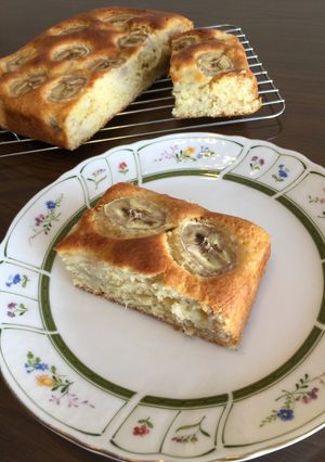 いつものバナナケーキにプラスαで美味に♡-レシピのメイン写真