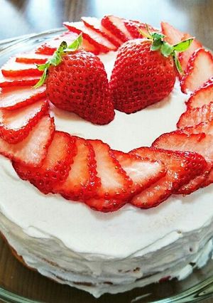 簡単♡苺のケーキ♡-レシピのメイン写真