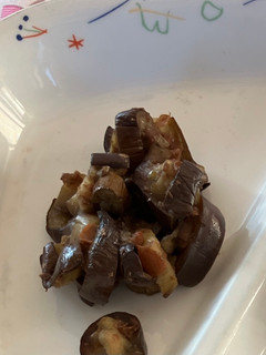 焼きなすの梅肉しょうゆ和え-レシピのメイン写真