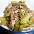 冷蔵庫のありあわせで、豚ピー・こんにゃく