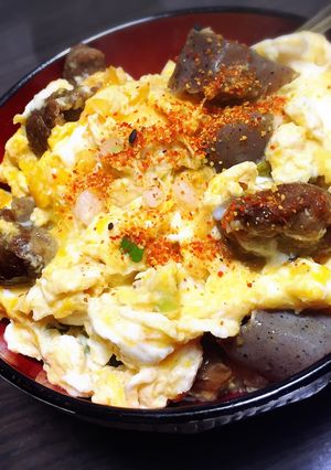 どて丼（どて焼きde卵とじ丼）☆-レシピのメイン写真