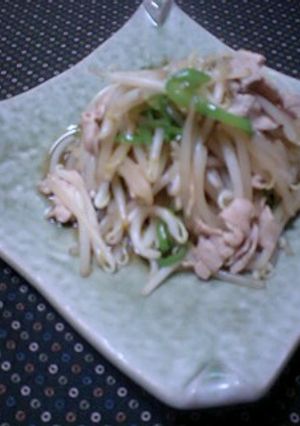 すきやきバターのもやし炒め-レシピのメイン写真