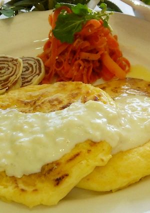 米粉と豆腐のヘルシーパンケーキ-レシピのメイン写真