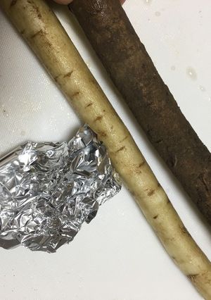 簡単 ごぼうの皮むき(土をとる)-レシピのメイン写真
