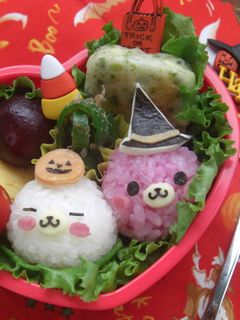 ハロウィン まめゴマのキャラ弁-レシピのメイン写真