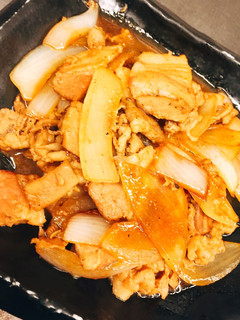 ☆豚肉と玉ねぎのすだちポン酢炒め☆-レシピのメイン写真