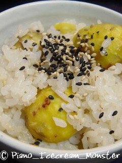 秋の味覚♬ 栗ご飯!-レシピのメイン写真