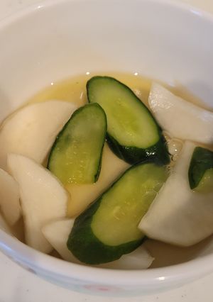 きゅうりとカブの昆布だし漬け-レシピのメイン写真