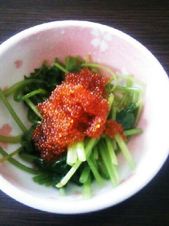 食感楽しめる三つ葉お浸し-レシピのメイン写真