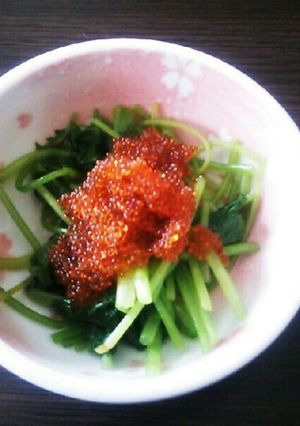 食感楽しめる三つ葉お浸し-レシピのメイン写真