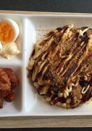 糖質制限♡豆腐のもちもちお好み焼き-レシピのメイン写真