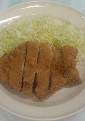 天ぷら粉で作るとんかつ。穴を開ける。-レシピのメイン写真