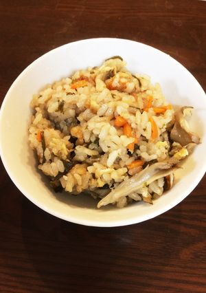塩昆布の炊き込みご飯-レシピのメイン写真