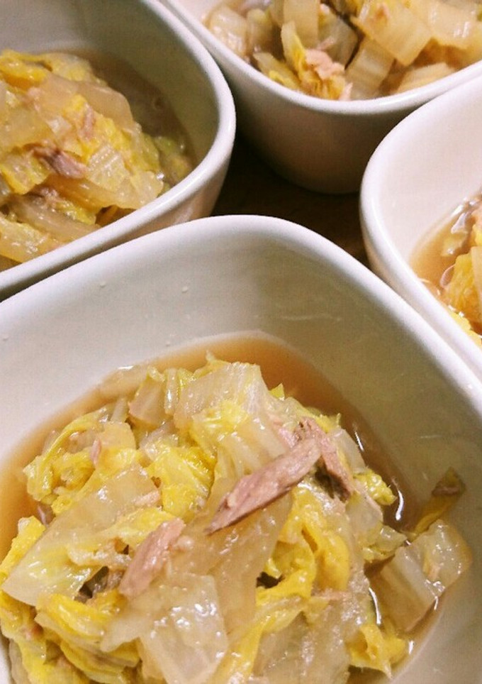 白菜とツナの簡単煮-レシピのメイン写真