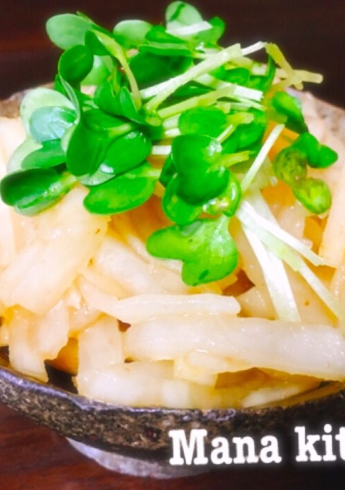 【簡単】すぐ食べれる大根と梅の浅漬け♡-レシピのメイン写真