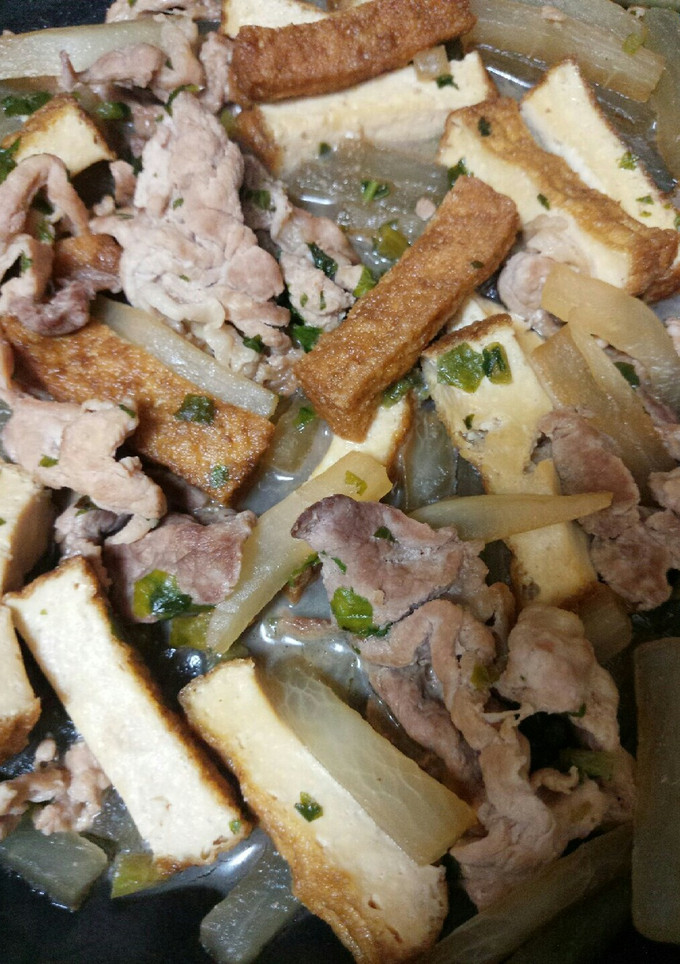 豚肉と大根と厚揚げの甘辛煮-レシピのメイン写真