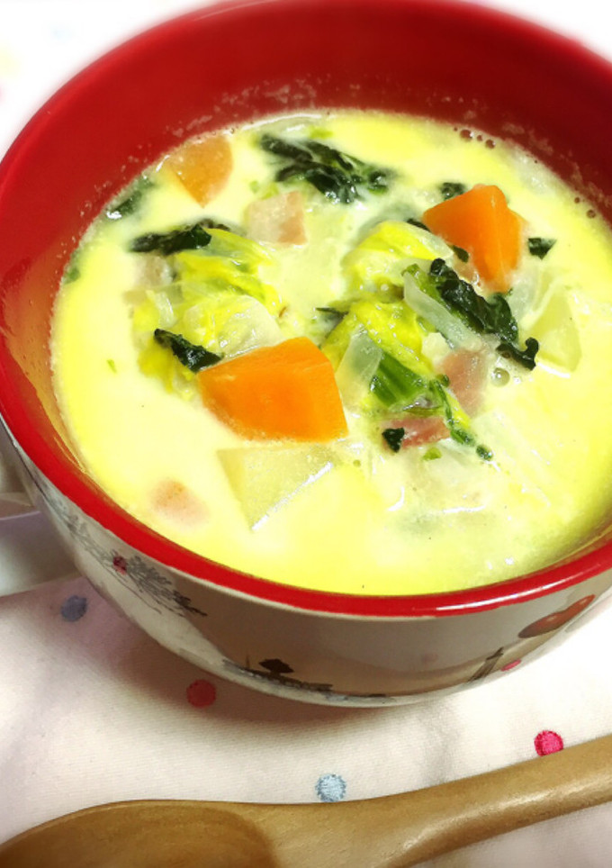 たっぷりの野菜の旨味をミルクスープで♡-レシピのメイン写真
