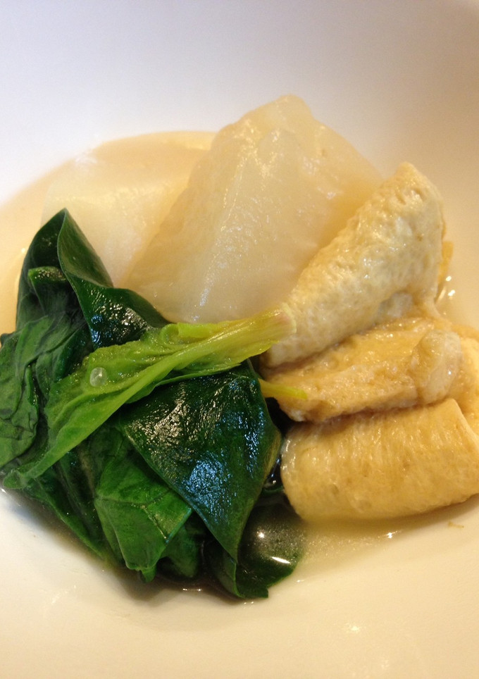 聖護院大根とほうれん草の煮物 だし煮-レシピのメイン写真