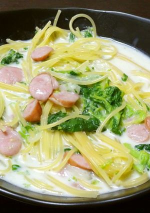 春薫るミルクスープパスタ-レシピのメイン写真