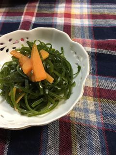 たった5分。簡単切り昆布のさっと煮-レシピのメイン写真