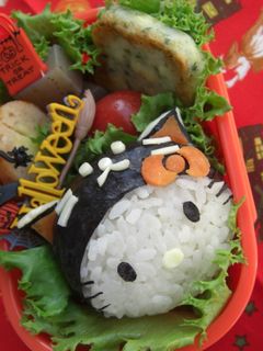 ハロウィン キティちゃんキャラ弁-レシピのメイン写真