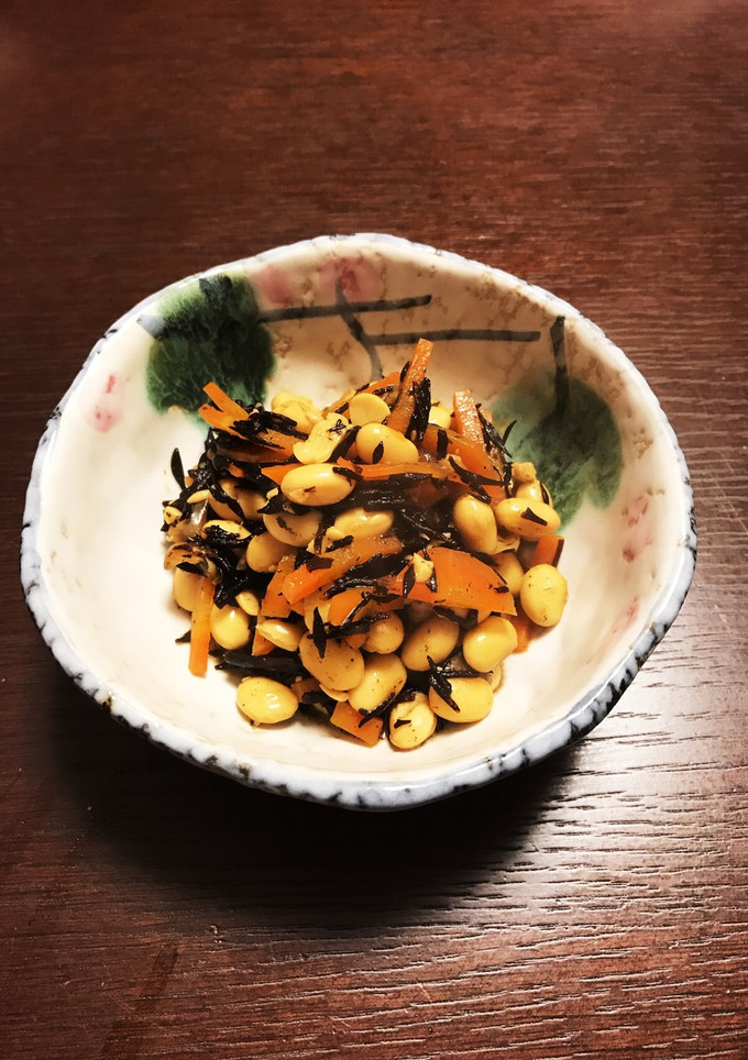 大豆とひじきの煮物♡-レシピのメイン写真