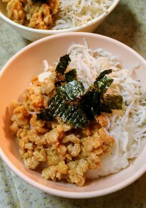 1歳からのしらす納豆丼★離乳食完了期-レシピのメイン写真