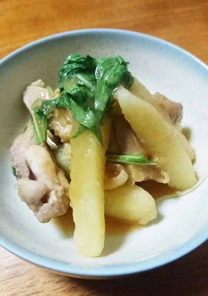 鶏肉とじゃがいものバタポン炒め-レシピのメイン写真