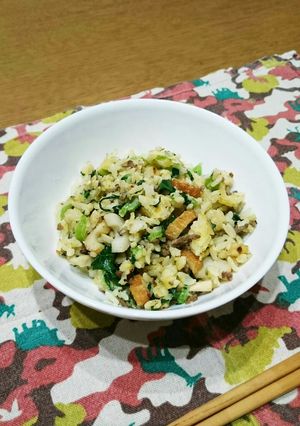 食感よし！香りよし！小松菜の炒飯-レシピのメイン写真