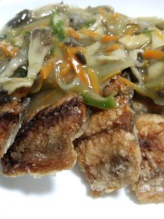 さんまの竜田揚げ 中華風あんかけ-レシピのメイン写真