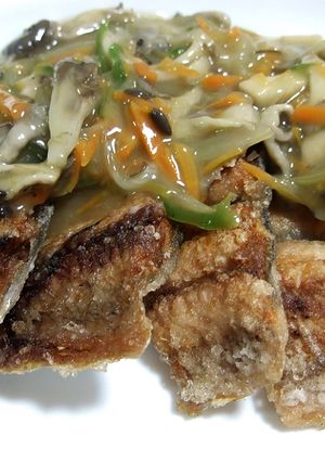 さんまの竜田揚げ　中華風あんかけ-レシピのメイン写真