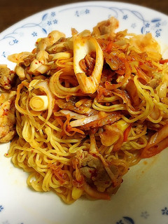 簡単!キムチ焼きそば-レシピのメイン写真