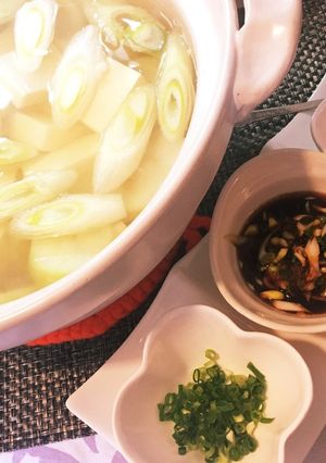 タレで簡単満足！湯豆腐(湯どうふ)-レシピのメイン写真