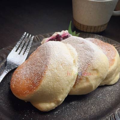 幸せのパンケーキ風♪ふわふわパンケーキ♡