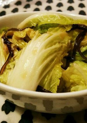 ぜんぶ目分量！楽チン白菜の塩こんぶ漬け-レシピのメイン写真