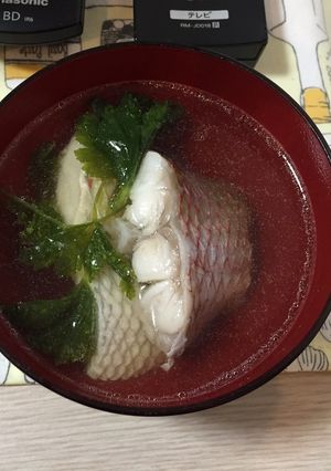 鯛のお吸い物-レシピのメイン写真