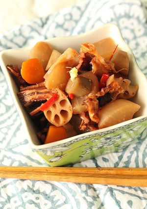 スルメと野菜の含め煮-レシピのメイン写真