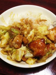 簡単!鶏とキャベツの中華炒め-レシピのメイン写真