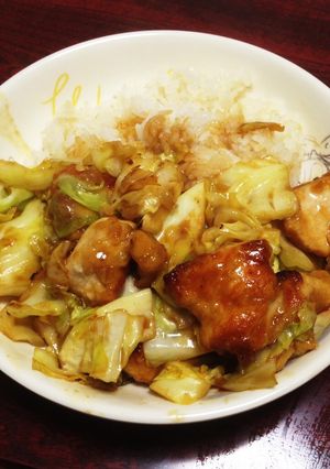 簡単!鶏とキャベツの中華炒め-レシピのメイン写真