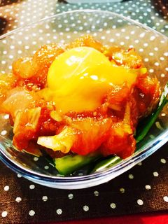 簡単★マグロユッケ★混ぜるだけ-レシピのメイン写真